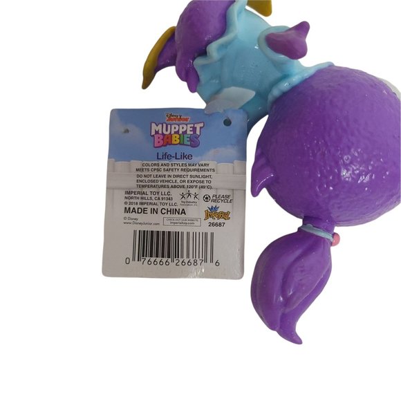Disney Junior Summer Penguin Muppet Babies Life Like Imperial Toy Purple Blue - Picture 7 of 7